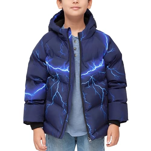 Rokka&Rolla Boys' Seamless Water-Resistant Fleece Lined Puffer Jacket3