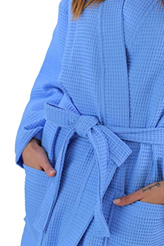 Image of BAGNO MILANO Women's Robes, Waffle Robes For Women, Turkish Cotton Bathrobes For Women