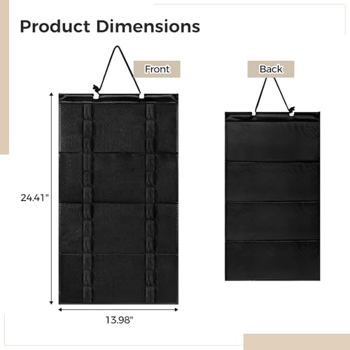 Organizador colgante para baquetas capacidad 12 pares negro miniatura 2