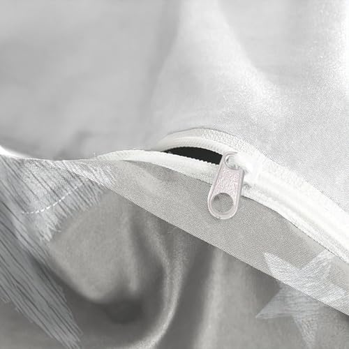 Housse de couette minimaliste blanche en microfibre de luxe - 8