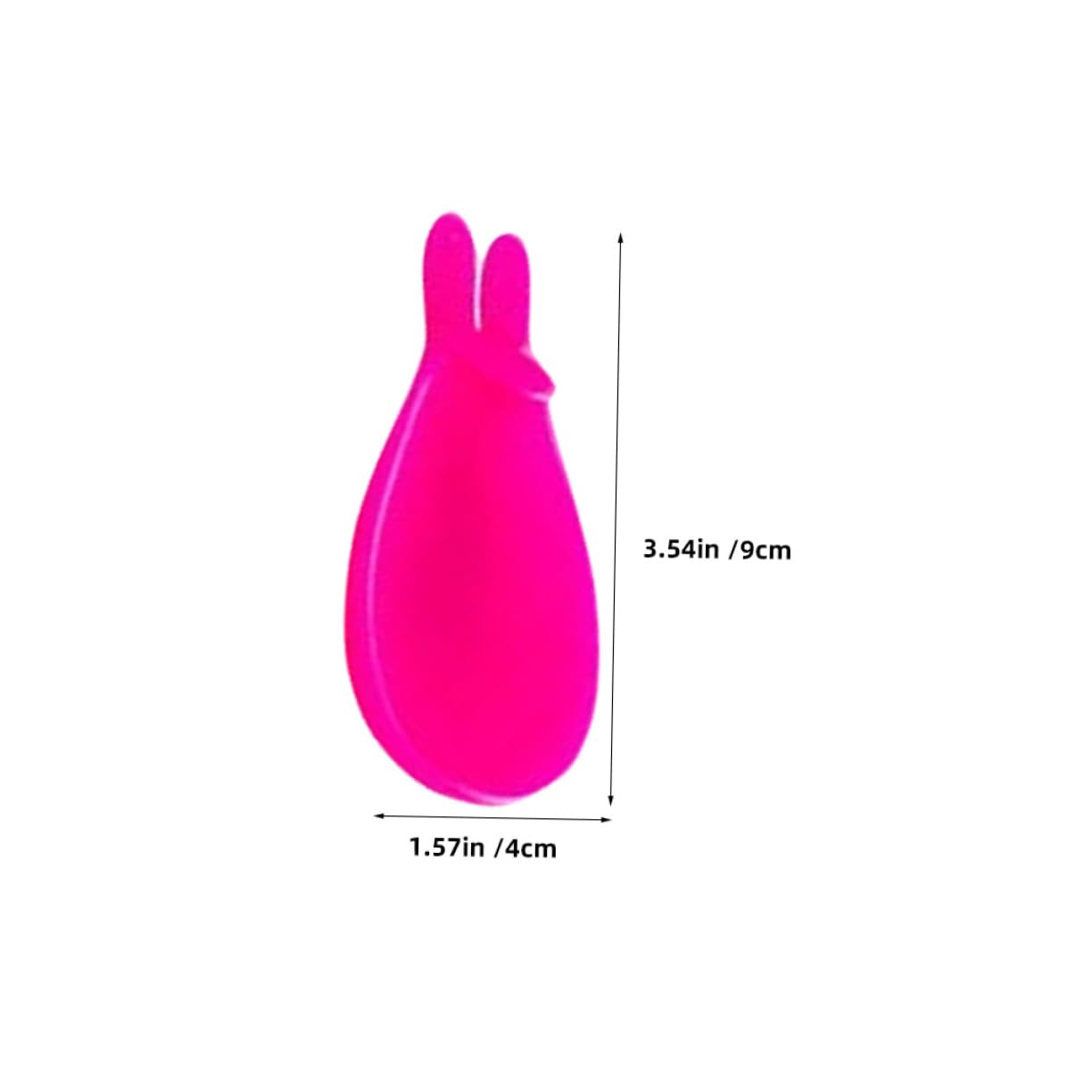 Cabilock Tea Bag Holders Organizer 5pcs Silicone Tea Coasters Glass Cup Identifier Adorable Rabbit Shape