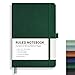 RETTACY Notizbuch Liniert A5, Journal Tagebuch mit 192 nummerierten Seiten,100gsm Notizbücher, Innentasche, Hardcover Buch für Büro Schule Arbeit Frauen Männer, 14.8 x 21cm - Dunkelgrün Buch mit günstig Kaufen-RETTACY Notizbuch Liniert A5, Journal Tagebuch mit 192 nummerierten Seiten,100gsm Notizbücher, Innentasche, Hardcover Buch für Büro Schule Arbeit Frauen Männer, 14.8 x 21cm - Dunkelgrün