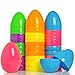 HOOJO 20 Pieces Large Fillable Plastic Easter Egg - 6 Inches Easter Egg for Easter Gifts, Party Favors, Easter hunt