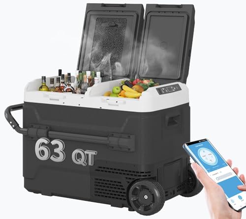 muhub 63QT Dual Zone Car Fridge