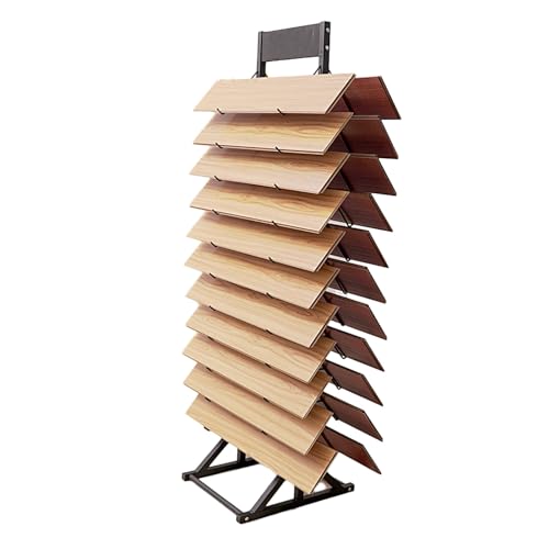 Présentoir d'assiettes et grands carreaux pour ranger sans encombrer