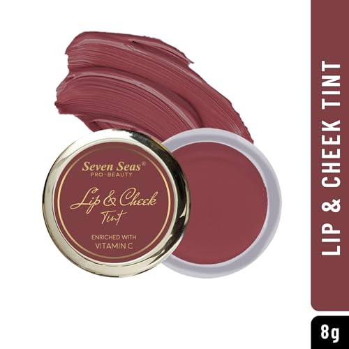 Image of Seven Seas Lip & Cheek Tint Richness Of Essential Oils And Vitamin C For Lips, Eyelids & Cheeks, Matte Finish Give You a Soft Natural Glow (Copper Rust)