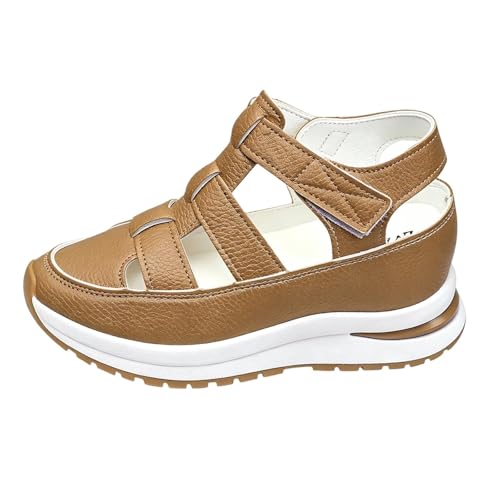 Sandales pieds larges femme pour marcher sans douleur avec ces mules plateforme