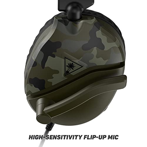 Turtle Beach Recon 70 Multiplatform Gaming Headset For Xbox Series X/ S, Xbox One, Ps5, Ps4, Playstation, Nintendo Switch, Mobile,& Pc With 3.5Mm-Flip-To-Mute Mic, 40Mm Speakers-Green Camo #TOP3