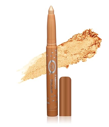 Image of FASHION COLOUR German Eyeshadow Stick Matte & Shimmer | Long Lasting, High Pigment, Blendable Eye Shadow Pencil | Built-In Sharpener | Bronze Glow