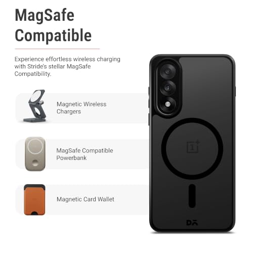 Image of DailyObjects Nimbus 2.0 Magnetic Phone Case Cover Compatible with OnePlus Nord 5 | Wireless Charging Slim Back Cover | 2 Layer Edge Protection & Shockproof