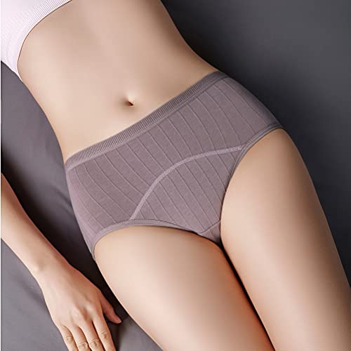Teenager Girl's Breathable Cotton Period Panties Pack of 4pcs Menstrual Heavy Flow Leak-Proof Underwear Briefs (X-Large, Style6)3