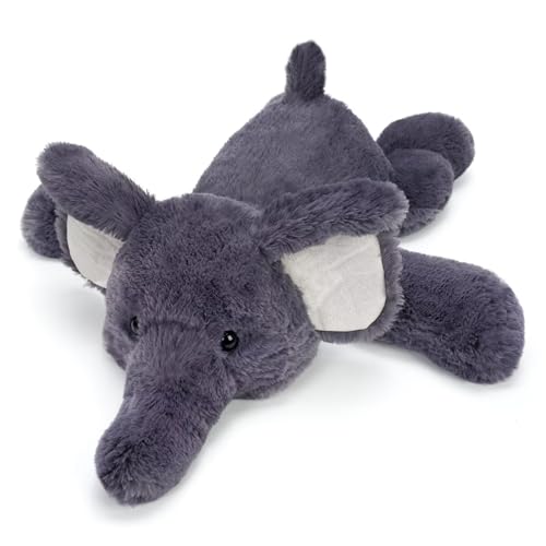 KWQBWQF Cute Elephant Plush Toy 18.9 Inch Soft Elephant Stuffed Animal Plushie Kawaii Birthday Gift for Children Kids Girls Boys
