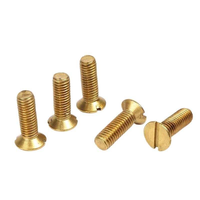 Tornillo de máquina de acero inoxidable Tornillos de latón con cabeza plana avellanada ranurada M4-M12(M8 x 1.25 x 30mm)