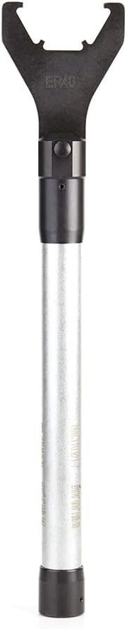 Amana Tool ATW-40 Adjustable Torque Wrench for ER40 Collet 63mm Dia x 17-3/4 Inch Length