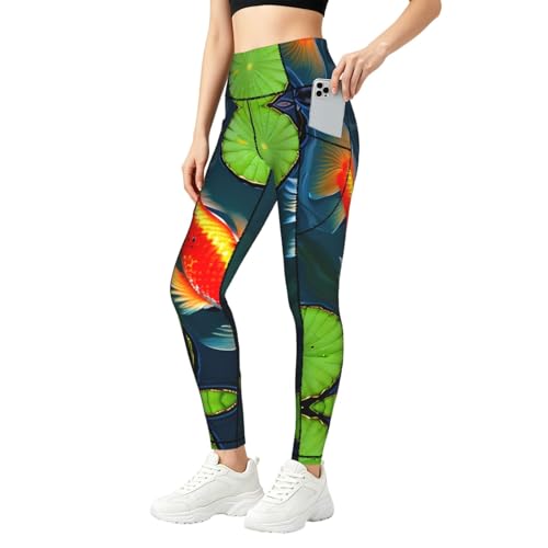 Pantalones de yoga Koi con control de abdomen y bolsillos prácticos para entrenar
