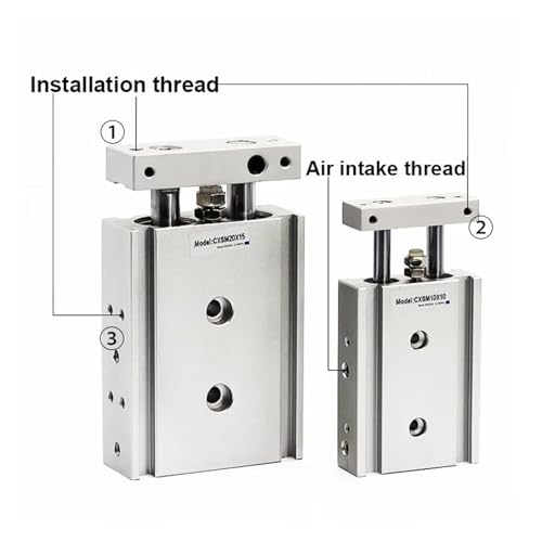 Vérin pneumatique double effet CXSM32 pour automatisation d'atelier mécanique