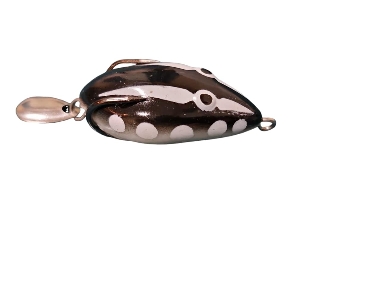Fishing Frog Small Size 5 Gram Rat Frog, White Black Colour, 1 Piece-image-6