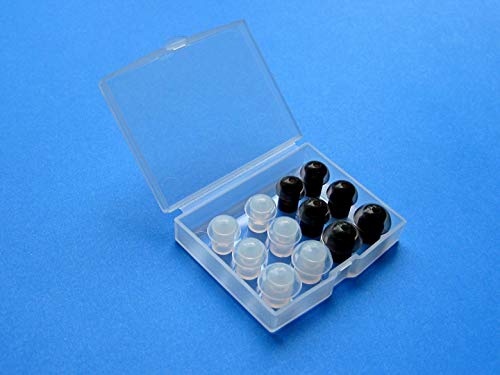 12pcs S/M/L Eartips Compatible with Skullcandy Push Active, Sesh EVO, Dime 2 1, Grind, Indy Fuel True Wireless Earphones - Noise Isolation Replacement Earbuds (NMH-CL:B)