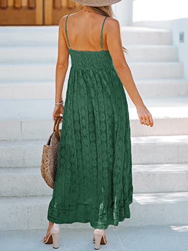Image of CUPSHE Womens Lace Summer Maxi Dresses 2026 Beach Wear