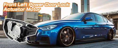 Image of Front Left Passenger Side Power Door Lock Actuator Motor Compatible with BMW 320i 323i 325i 328i 330i 335d 335i 335xi 340i 428i 430i 528i 535d 535i Mini Cooper Countryman 2003-2019