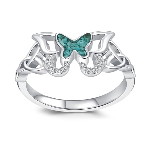 Turquoise-Butterfly-Ring-for-Women-10-14-18K-Gold-Butterfly-Ring-Engagement-Ring-Personalized-Birthstone-Engraved-Name-Birthstone-Butterfly-Ring-Jewelry-Gifts-for-Women-Birthday