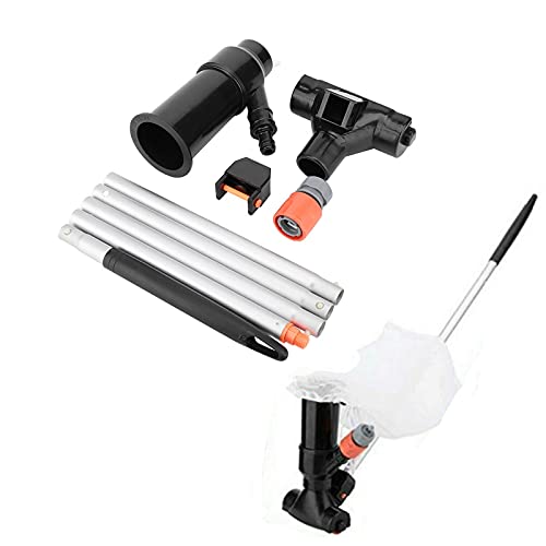 Aspirateur de piscine avec 5 sections pour nettoyer les poteaux, les spas, les bassins et les fontaines