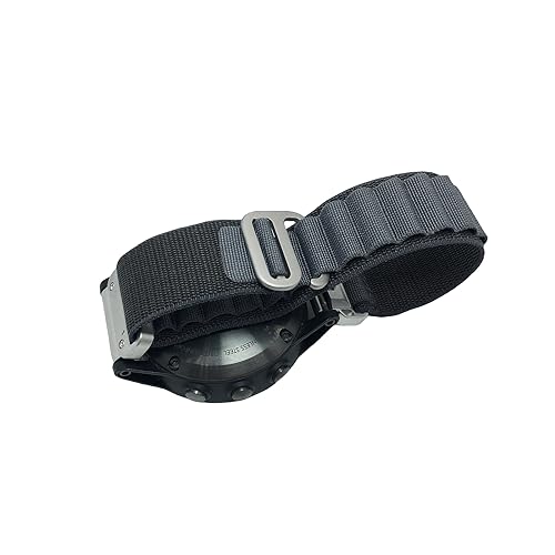 Image of Premium Nylon Strap 22mm for Garmin Forerunner 945, Fenix 5, 6, 7 Smartwatch - Alpine Loop