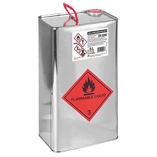 Wundbenzin de haute pureté DIN flacon 5 l solvant d'excellence pour laboratoires