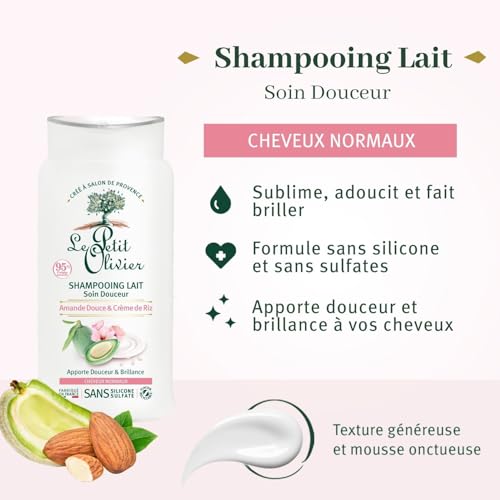 Shampooing Amande Douce pour la douche des cheveux normaux - 2