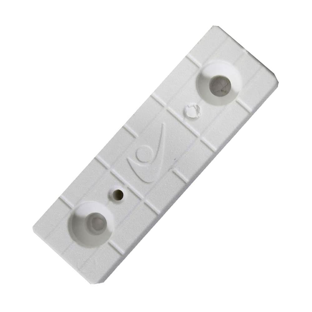Badem10 Plastik Takoz Ayak Baza Pabucu Denge Çubuğu Takozu 5 Cm (10 Adet) Beyaz