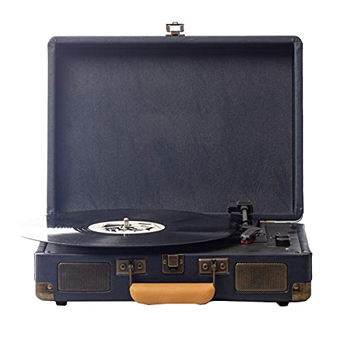 QHYXT Porte-Documents Portable, Tourne-Disque rétro Bluetooth avec Haut-parleurs pour Vinyle, Prend en Charge la Lecture… - Les Beatles, Paul McCartney, John Lennon, RIngo Starr, George Harrison QHYXT Porte-Documents Portable, Tourne-Disque rétro Bluetooth avec Haut-parleurs pour Vinyle, Prend en Charge la Lecture…