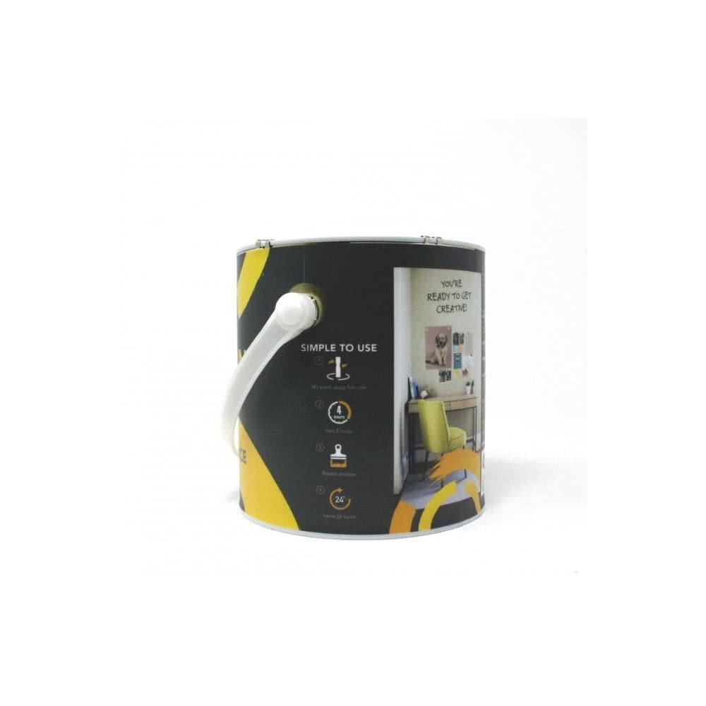 Ferropaint Magnetfarbe-Holzkohle-2,5 Liter (1 Zinn)