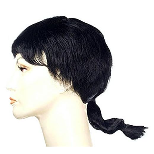 City Costume Wigs Olive Oil Wig for Women Black Olive Oyl, Black, Size one size