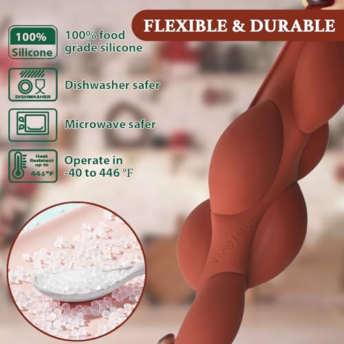 Image of Hot Chocolate Cocoa Bomb Molds Hemisphere Silicone 2 Inch 4 Pack, Semi Ball Mould 6 Cavity Large Circular, BPA Free Non-Stick Half Sphere Holiday Valentine DIY Cake Jelly Dome Mousse