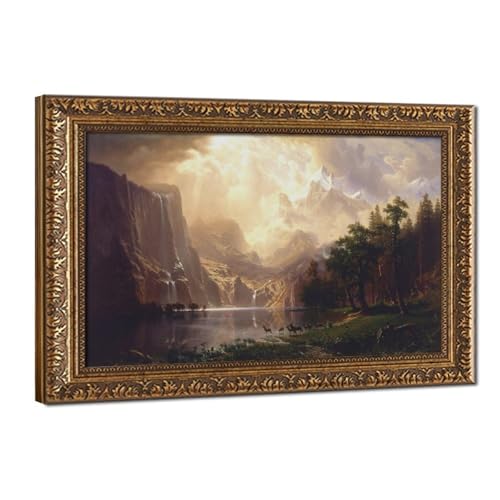 Impression sur toile Among The Sierra Nevada Mountains au rendu artistique premium