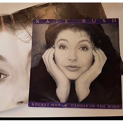 KATE BUSH rocket man, candle in the wind. 7 inch picture sleeve, TRIBO 2