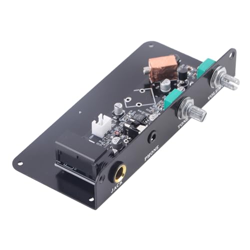 Ecualizador para guitarra silenciosa DIY, material metálico y plástico, control de tono y volumen, compatible como reemplazo para guitarra silenciosa miniatura 6