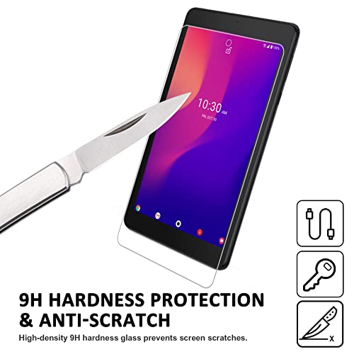 2-Pack Topesct Screen Protector For Alcatel Joy Tab 2 2020(Model: 9032Z) / Joy Tab/Joy Tab Kids And Alcatel 3T 8'' Inch,Tempered Glass Film,9H Hardness, Ultra Clear, Anti-Scratch #TOP3