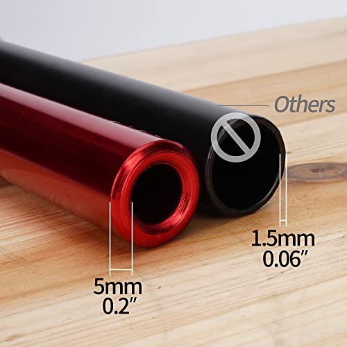 Manubrios para bicicleta de tierra Universal 7/8" 22mm con barra transversal y almohadilla de espuma - Rojo miniatura 4
