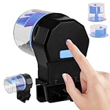 Automatischer Fischfütterer,Batteriebetriebener Futterspender - Automatischer Urlaubsfütterer - Für Aquarium Urlaub Zuhause Haustierhandlung Betta Schildkröte