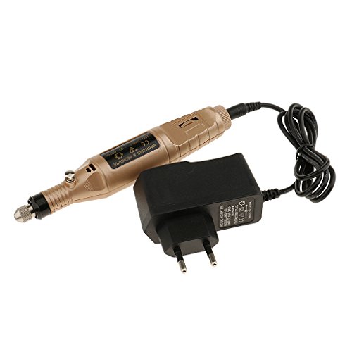 Segolike Protable Mini Electric File Nail Drill Manicure Machine Kit Set EU Plug Golden - Image 5