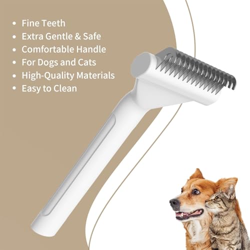 Cepillo para desenredar gatos con nudos rebeldes en mantos largos y cortos 5