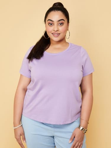 Image of Max Plus Size Women Solid T-Shirt