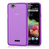 VCOMP® Housse Etui Coque Silicone Gel pour Wiko Rainbow 4G - Violet VCOMP® Housse Etui Coque Silicone Gel pour Wiko Rainbow 4G - Violet