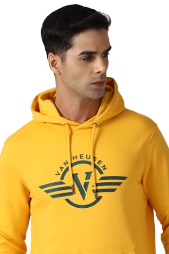 Image of Van Heusen Men Polycotton Hooded Neck Sweatshirt