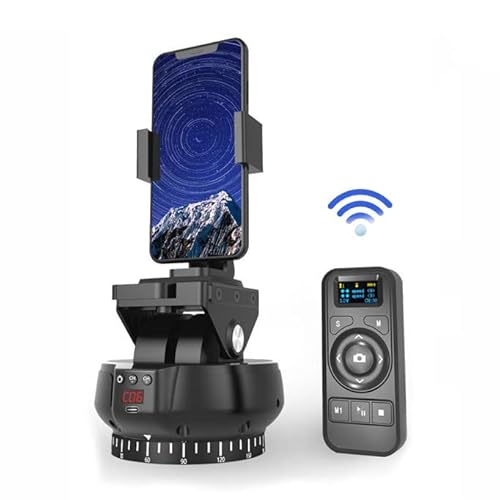 Motorized Panoramic Tripod Head,2.4G Wireless Remote Control Universal Pan And Tilt Head,Camera Accessories For Photography Vlog #TOP6