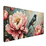 【MAUSPAD LEICHT ZU REINIGEN】: Dieses große Mauspad für den Schreibtisch mit spritzwassergeschützter Beschichtung schützt Ihren Schreibtisch vor verschüttetem Wasser, Getränken, Tinte und anderen verschütteten Flüssigkeiten oder anderen Unfällen. Flüssigkeiten können also einfach mit einem feuchten Tuch abgewischt werden und Ihre Arbeit/Ihr Spiel wird dadurch nicht verzögert