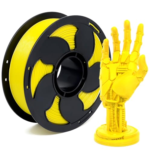Yellow PETG 1.75mm 1kg Tough Durable 3D Printer Filament Spool FDM