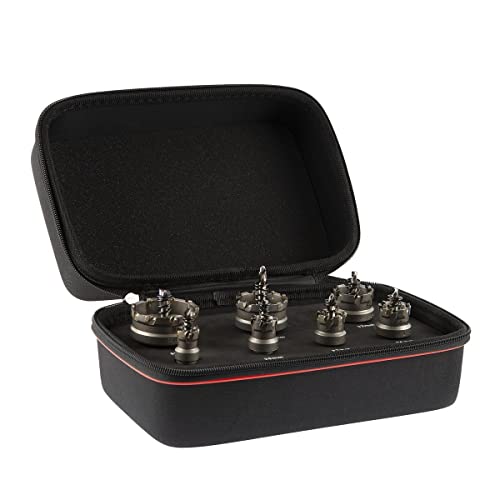 Starrett Tungsten Carbide Tipped Hole Saw Kit, KSM07001 Sheet Metal Cutter With Arbor & Pilot Drill Bit