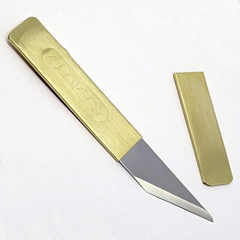 Kasaya Brass Bound Japanese Marking Knife Cover